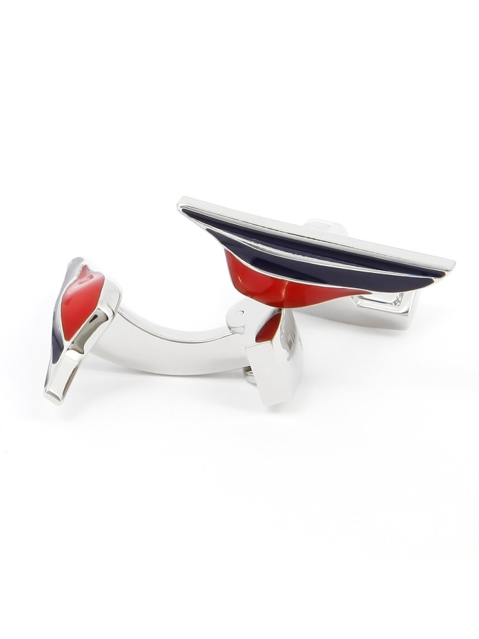Manschettenknöpfe mit Segelboot - Pen Duick