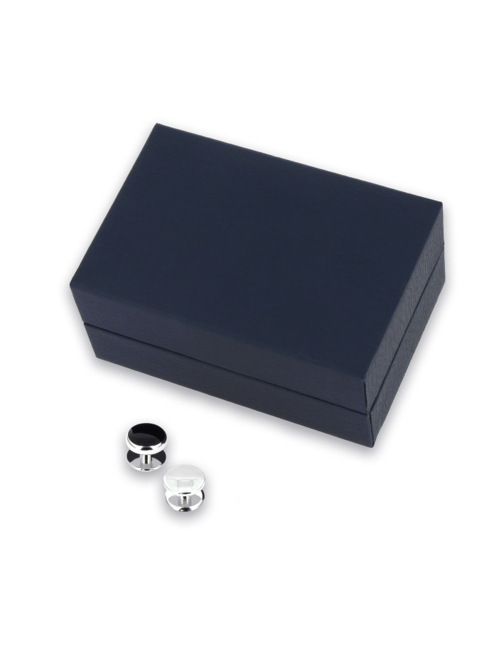 Set 4x Schwarze Studs