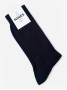 Gestreifte Fil d\'Écosse-Socken in Marineblau und Bordeaux
