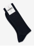 Gestreifte Fil-d\'Écosse-Socken Marineblau und Braun