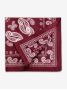 Bandana Bordeaux mit Paisley-Muster Nevada
