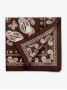 Bandana braun mit Paisley-Muster Nevada