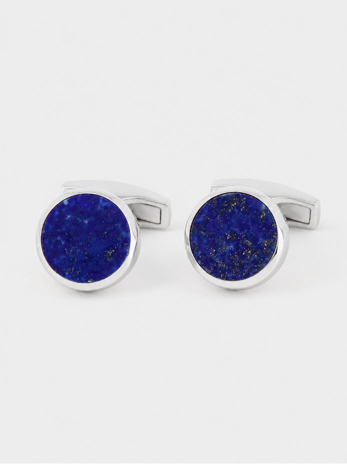 Lapis Lazuli Sterling Silber Manschettenknöpfe - Saint-Honoré