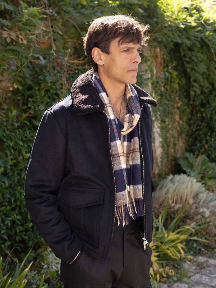 John Blouson mit Reißverschluss in Marineblau