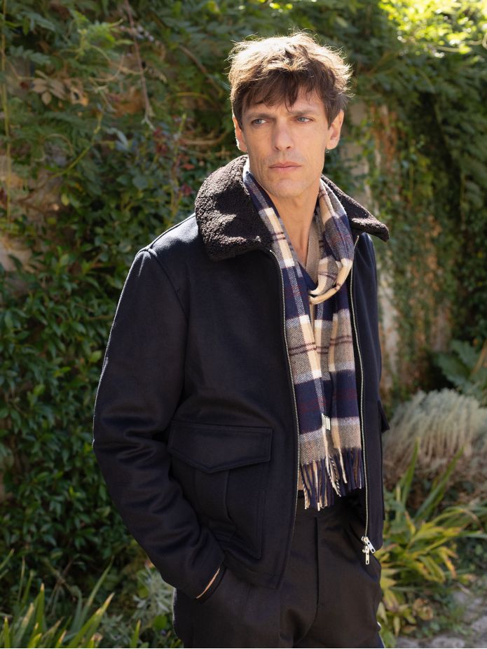 John Blouson mit Reißverschluss in Marineblau
