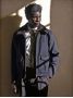 Marineblaue Blousonjacke mit Reißverschluss John