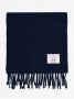 Marineblauer Wollschal The Nines x Moon